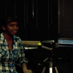 Zahra behind the camera