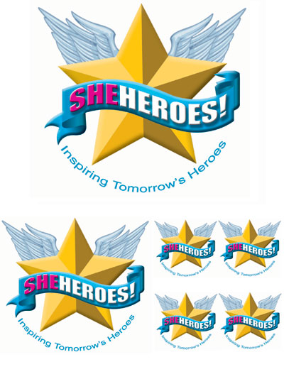 Download and print the SheHeroes badges