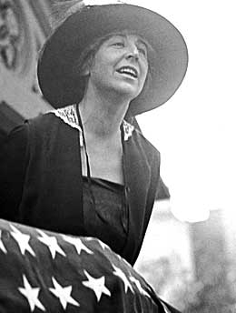Women's suffrage rally