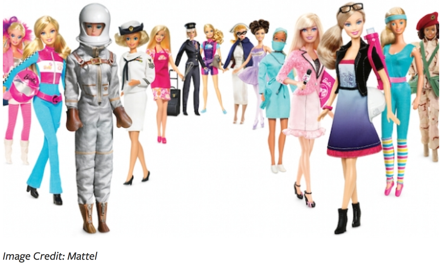 Philadelphia Tilskynde Wade The Downside of Playing with Barbie: Aspiring for "Pink Collar" Jobs -  SheHeroes